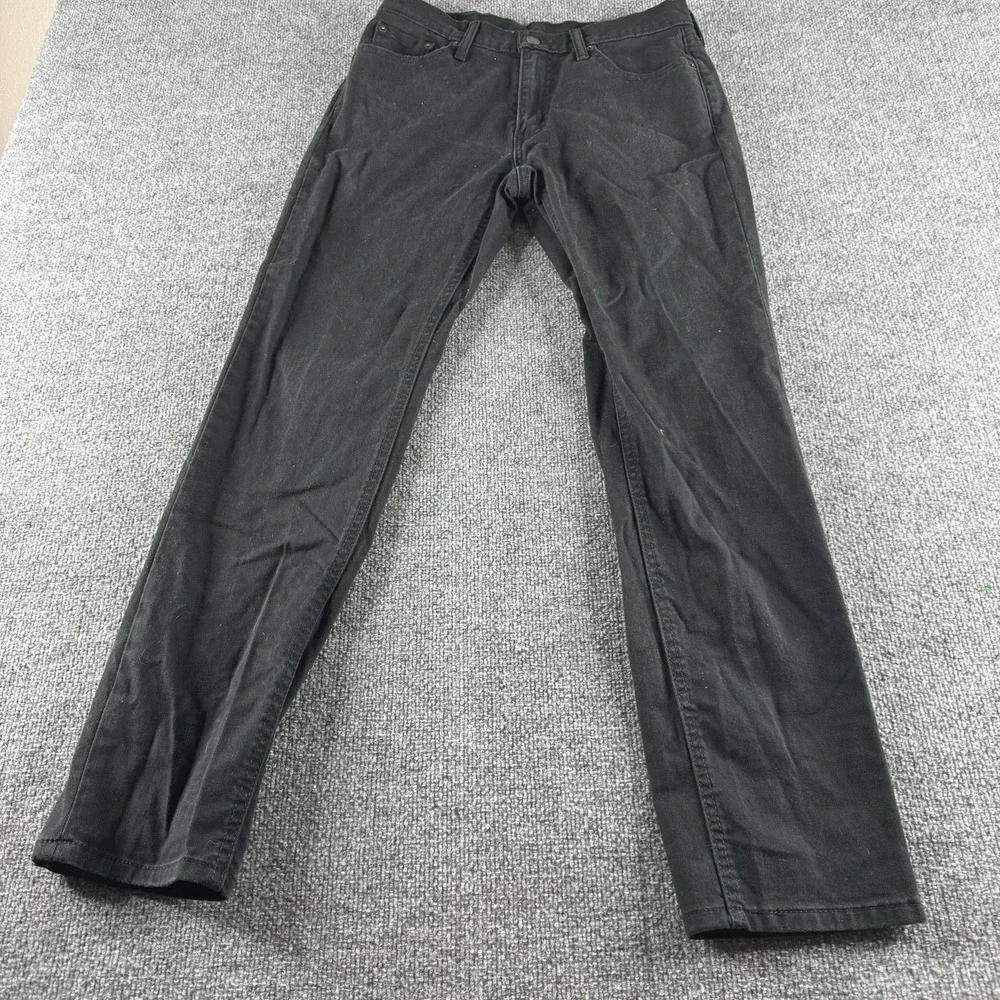 Levi's 541 Jeans Mens 30x32 Black Athletic Tapered Stretch Denim Pants 66708-75